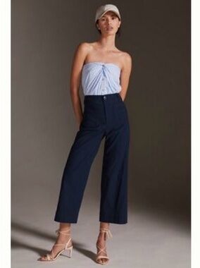 Maeve by Anthropologie- Colette Wide Leg Crop - Size 27 P